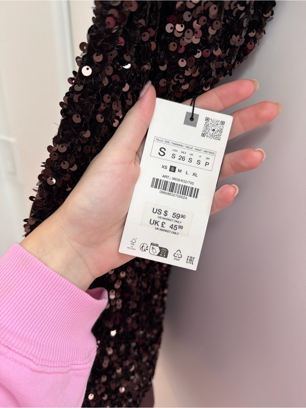 Zara Sequin Mini Dress - Picture 5 of 5